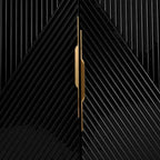 Stylish Sideboard with Wave Geometric Design, Conical Legs, Adjustable, Suitable for Study, Entryway and Living Room