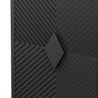 2 Door Wooden Storage Cabinet with Metal Leg, Two-tier, for Living Room, Entryway