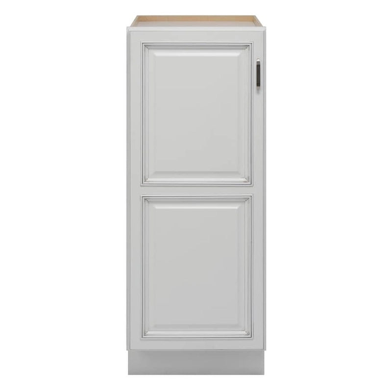 48" Wood Floor Standing Bathroom Linen Tower