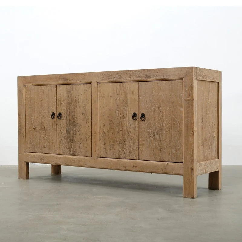 67" 4-Door Sideboard, Weathered Natural