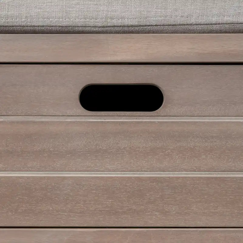 Storage Bench with Removable Basket and 2 Drawers