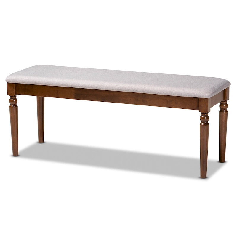 Modern Contemporary Wood Dining Bench
