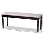 Modern Contemporary Wood Dining Bench