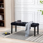 Upholstered Tufted Bench Ottoman Accent Bench