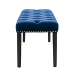 Upholstered Tufted Bench Ottoman Accent Bench