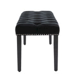 Upholstered Tufted Bench Ottoman Accent Bench