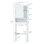 Over-the-Toilet Cabinet, White