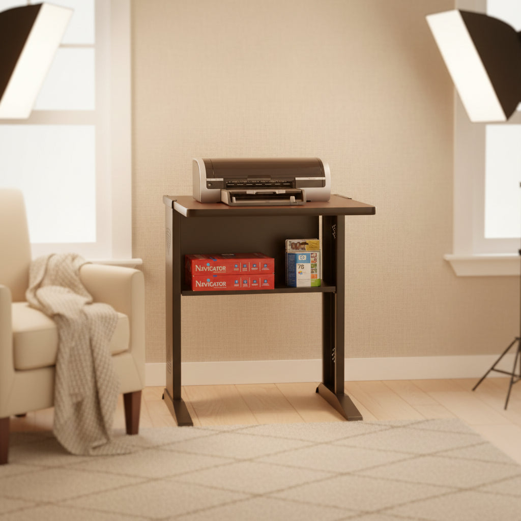 Computer or Printer Stand with Reversible Top