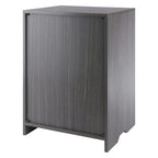 1-Drawer Storage Cabinet, Charcoal