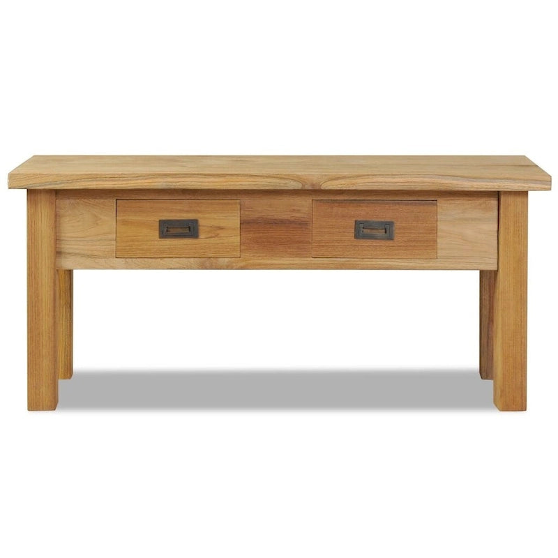 Hall Bench, Solid Teak, 35.4x11.8x15.7