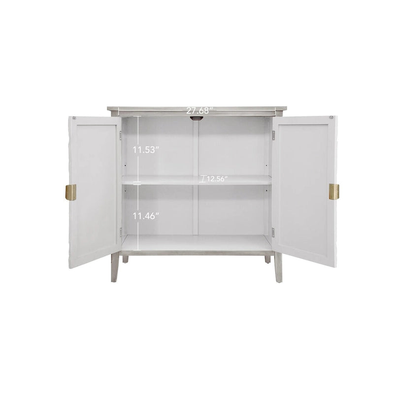 2 Door Cabinet, American Furniture, Suitable for Bedroom, Living Room, Study