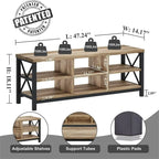 Shoe Bench Entryway - 14.17D x 47.24W x 18.11H