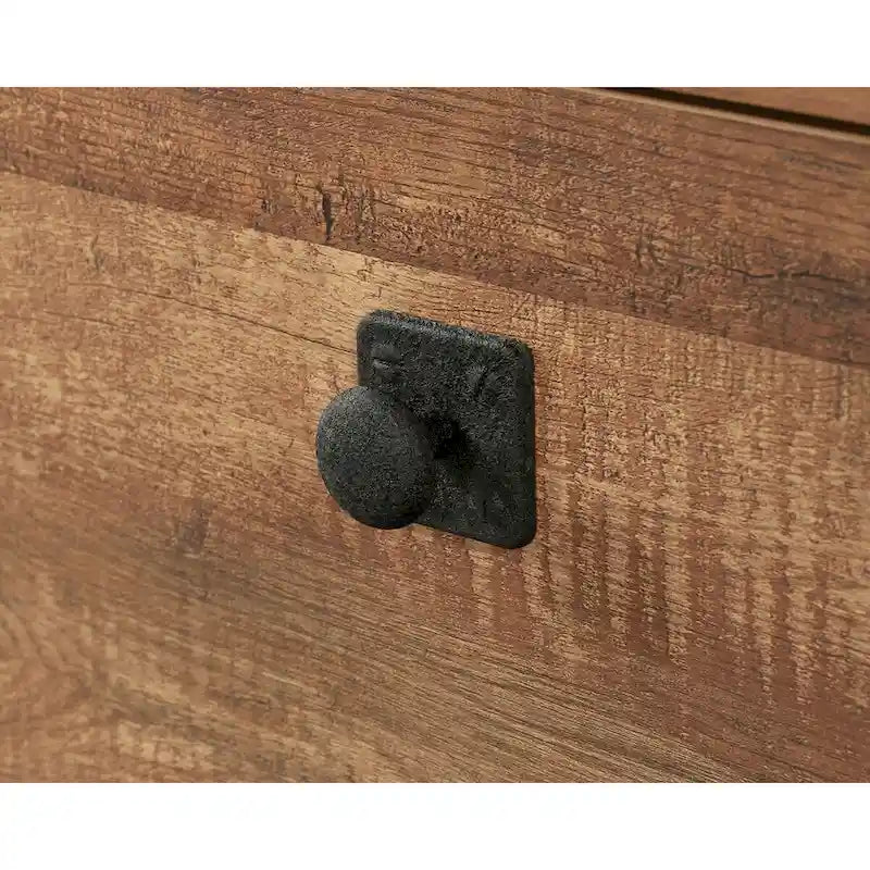 Lateral File Cabinet, Etched Oak