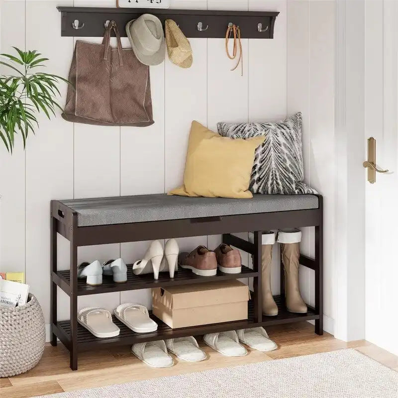 Entryway Storage Bench - 11.4D x 36W x 19.7H