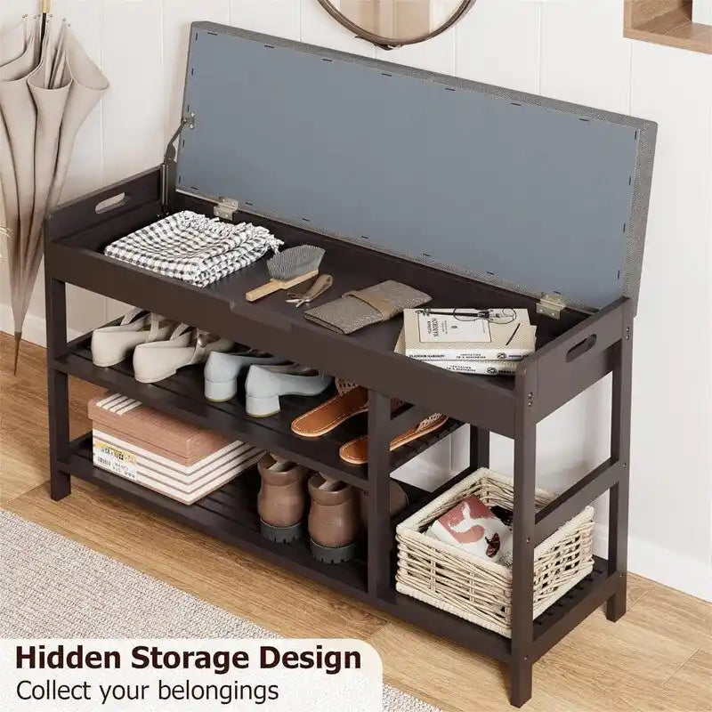 Entryway Storage Bench - 11.4D x 36W x 19.7H