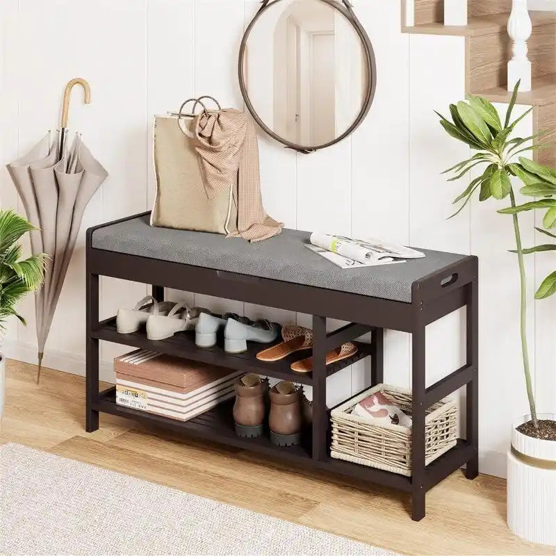 Entryway Storage Bench - 11.4D x 36W x 19.7H