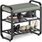3-Tier Shoe Rack - 12.6D x 23.62W x 20.8H