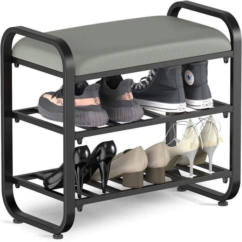 3-Tier Shoe Rack - 12.6D x 23.62W x 20.8H