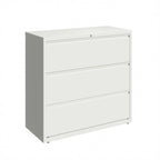 42" Wide 3-Drawer Lateral File Cabinet, White