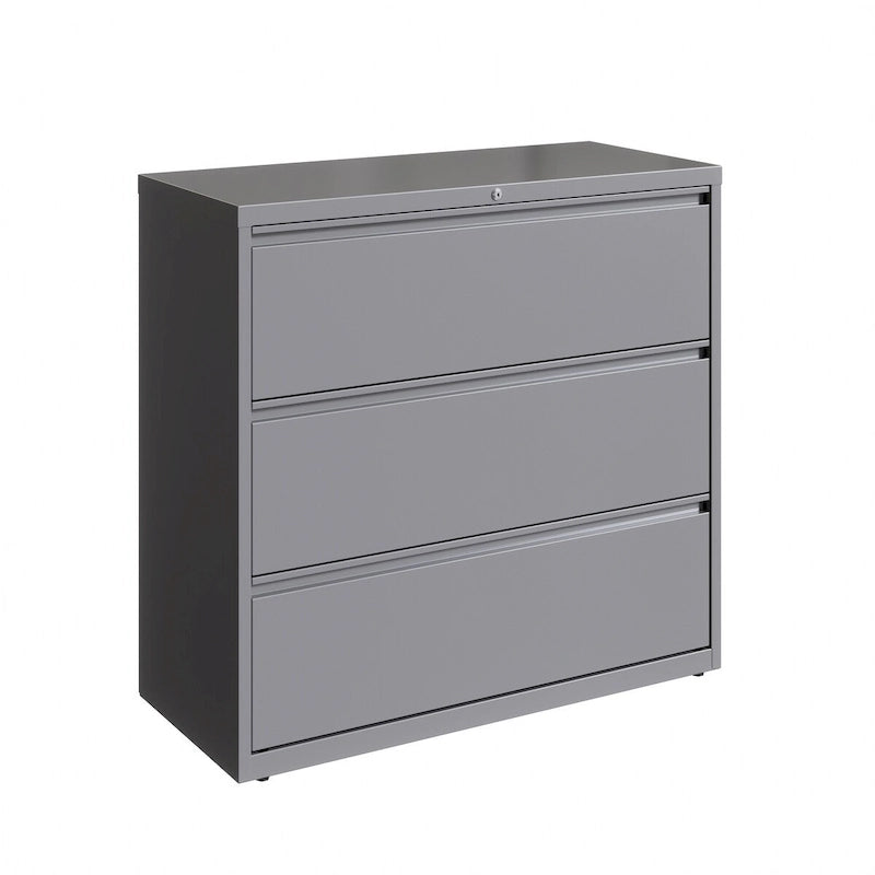 42" Wide 3-Drawer Lateral File Cabinet, White