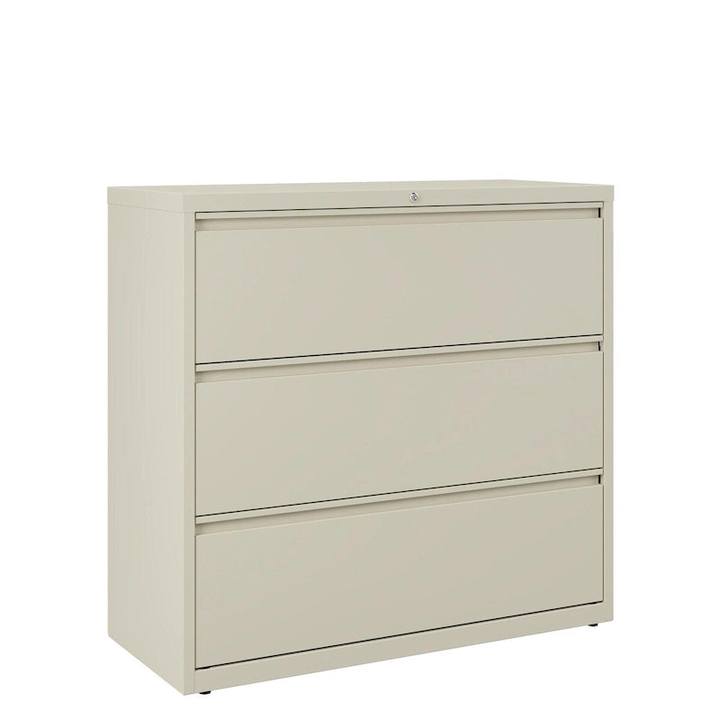 42" Wide 3-Drawer Lateral File Cabinet, White