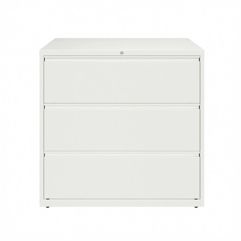 42" Wide 3-Drawer Lateral File Cabinet, White