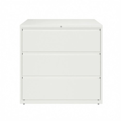 42" Wide 3-Drawer Lateral File Cabinet, White