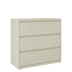 42" Wide 3-Drawer Lateral File Cabinet, White