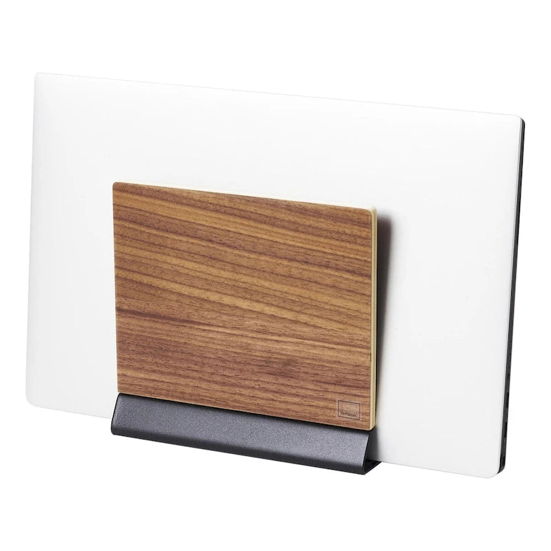 Slim Laptop Stand, Steel and Wood, 2.44 x 6.3 x 5.91 inches