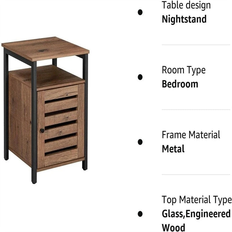 Industrial End Side Table
