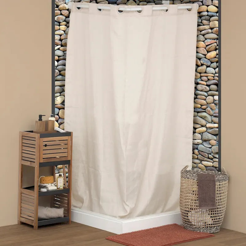 Compact Bathroom Storage Cabinet with Open Shelves - 14.5L x 11 3/4W x 32 6/8H