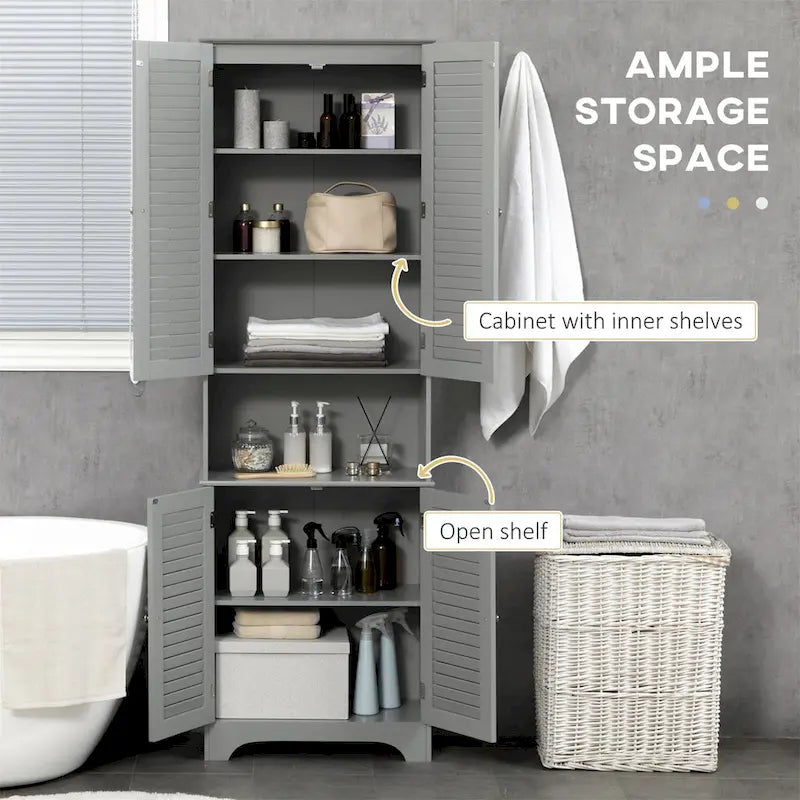 Tall Narrow Bathroom Storage Cabinet