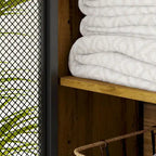 Above Toilet Storage Rack Metal Frame Bathroom Stand Space Saver Shelf