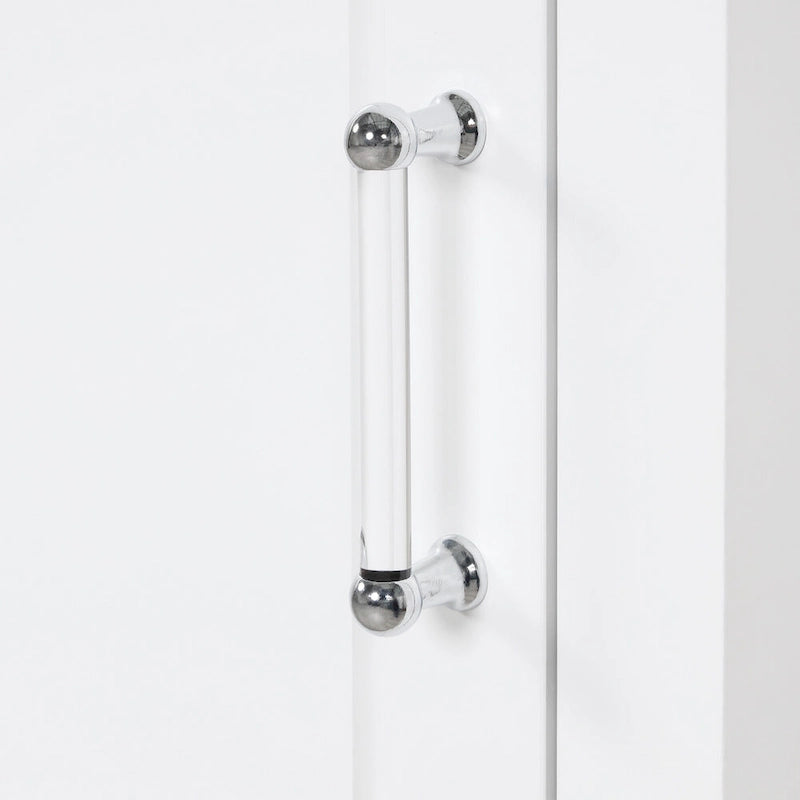 Storage Cabinet with Drawers and Adjustable Shelf