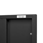 2 Door Miscellaneous Storage Cabinet with 2 Movable Partitions, for Garage / Office