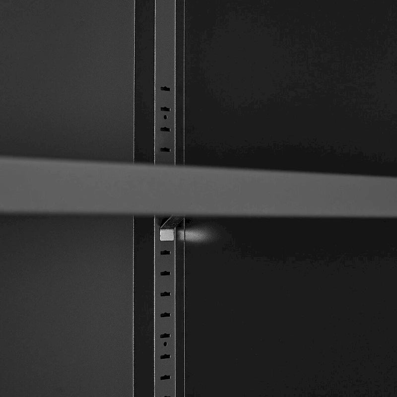 2 Door Miscellaneous Storage Cabinet with 2 Movable Partitions, for Garage / Office