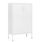 2 Door Miscellaneous Storage Cabinet with 2 Movable Partitions, for Garage / Office