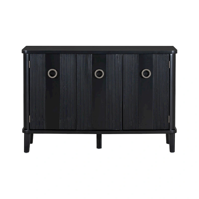 Solid Wood Veneer Cabinet, Atmospheric Style